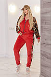 Костюм велюровий з леопардовим принтом у кольорах 8593, фото 3