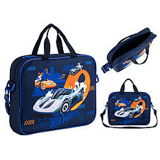Шкільна текстильна сумка Kite HW25-589 Hot Wheels, фото 4
