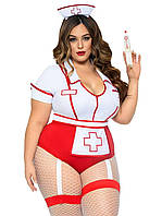 Сексуальний комплект для рольових ігор "Медсестричка" БАТАЛ (Розмір 50-52), білий