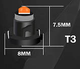 T3 T5 LED підсвітка приборної доски салону білий червоний синій жовтий зелений голубий рожевий, фото 8