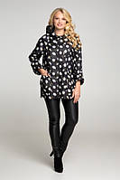 Стильна жіноча  демісезонна коротка вітровка легка 'Акварель''