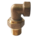 Згін-американка 1 1/4" кутовий Valve JG, латунь, фото 3