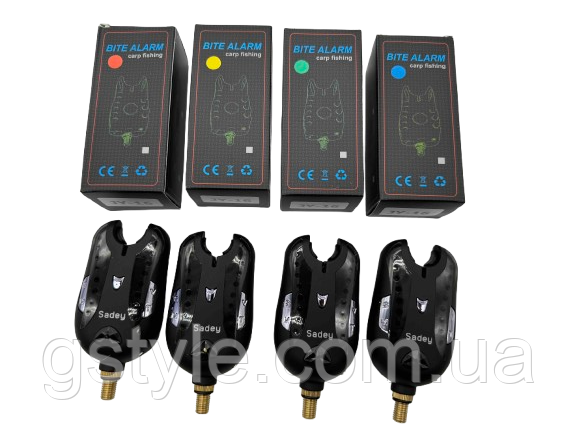 Сигналізатор клювання Bite Alarm J-16 червоний