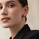 Сережки — кільця в жовтому золоті с07582 Zipexpert ZIPEXPERT, фото 5
