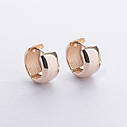 Сережки — кільця в жовтому золоті с07582 Zipexpert ZIPEXPERT, фото 8