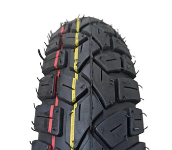 Покришка на скутер 3.50-10 з камерою SC-124 8PR (вир-во SC-TYRE)