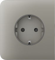 SideCover (basic) [type F] olive Бічна панель для вбудованої розетки