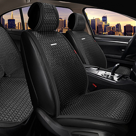 Накидки на передній ряд CarFashion, модель Breeze Front, чорний