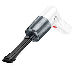 Автомобільний бездротовий пилосос BOROFONE FC4 60W, 10Kpa, 4000mAh Білий