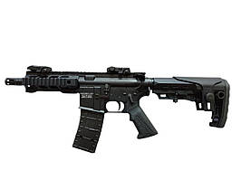 Сигнально Шумовий AR-15 чорний, цівка/рукоятка пластик (автоматична гвинтівка AR-15)
