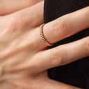 Кільце "Шаріки" в червоному золоті к07528 Zipexpert ZIPEXPERT, фото 2