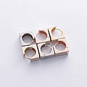 Сережки "Риска" в жовтому золоті с06953 Zipexpert ZIPEXPERT, фото 3