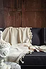 Плед жакардовий ТМ Issimo 170×230 см Туреччина Decon Naturel колір кремовий
