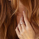 Кільце "Астрид" у білому золоті к07450 Zipexpert ZIPEXPERT, фото 6