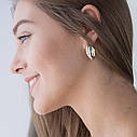 Золоті сережки "Кільця" зі03821 Zipexpert ZIPEXPERT, фото 3
