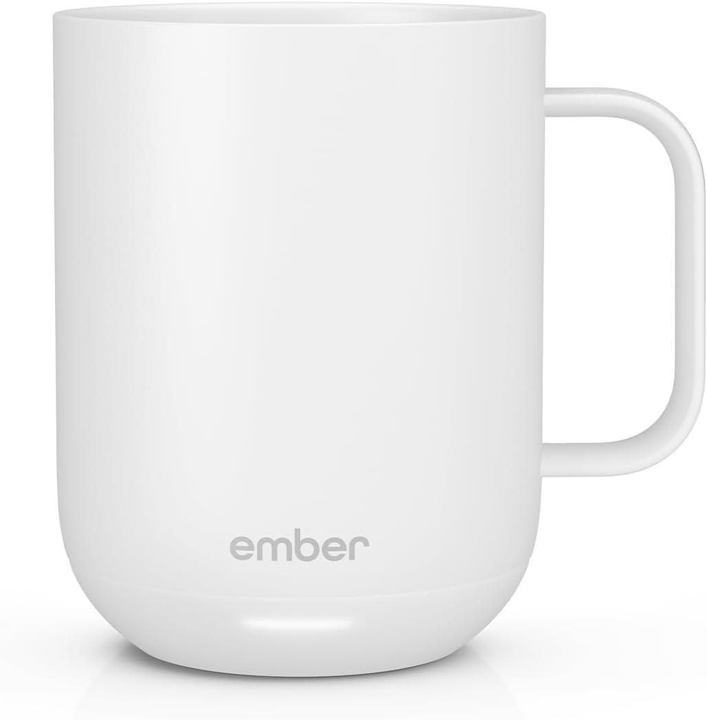 Уцінка! Ember Temperature-Control Smart Mug 2, 295 мл, білий, час роботи від акумулятора 1,5 години — кру