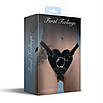 Трусики Серце для страпону Feral Feelings — Hearts Strap-on Belt Black, фото 4