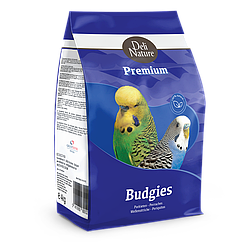 Повнораціонний преміум корм для хвилястих папуг Deli Nature Premium BUDGIES 1 кг.