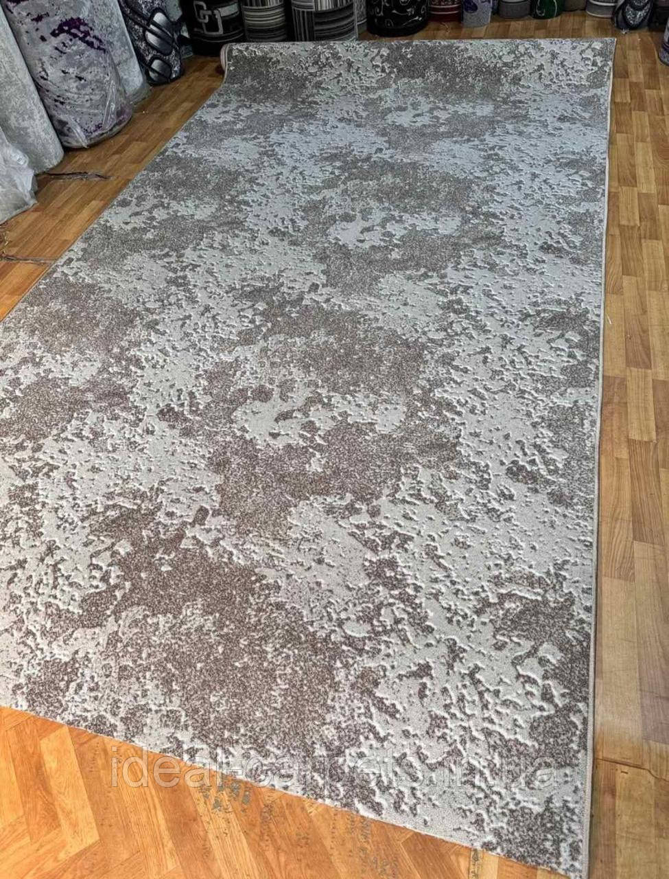 Доріжка на войлочній основі 0601 Бежевий Мрамор На відріз, фото 1