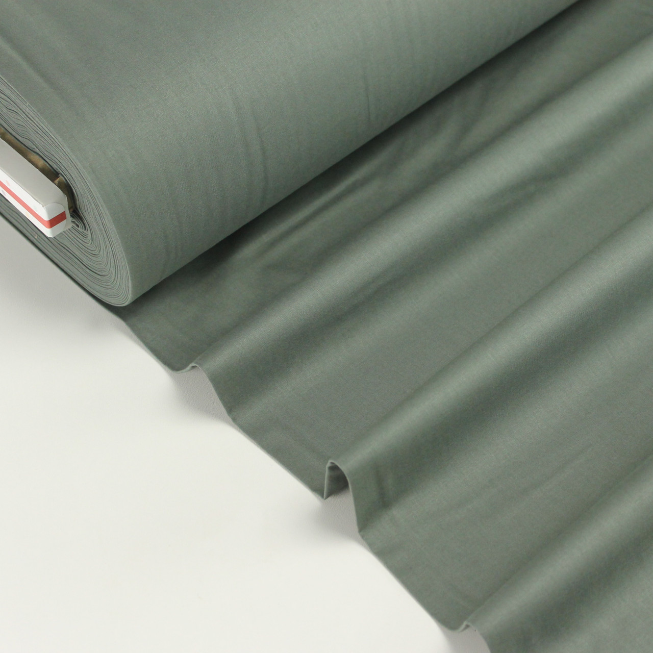 Ранфорс однотонного кольору, сухий евкаліпт, ширина 240 см № N-0074-126, фото 1