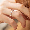 Кільце "Миллі" в білому золоті к07523 Zipexpert ZIPEXPERT, фото 2