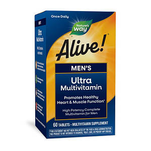 Вітаміни для чоловіків Nature's Way Alive! Men's Ultra Potency 60 tab