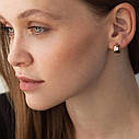 Сережки — кільця в червоному золоті с06961 Zipexpert ZIPEXPERT, фото 5