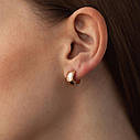 Сережки — кільця в червоному золоті с06961 Zipexpert ZIPEXPERT, фото 7