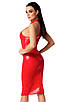 Платье Noir Handmade F354 Red powerwetlook dress - M, фото 2