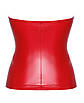 Корсет Noir Handmade F355 Red powerwetlook corset - S, фото 5