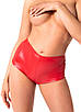 Шорти Noir Handmade F356 Red powerwetlook shorts — S, фото 2