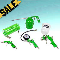 Набір пневмоінструментів 5 в 1 Rockforce набір пневмоінструменту для дому