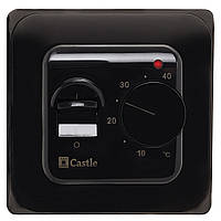 Терморегулятор механічний для теплої підлоги Castle RTC 70.26 Black