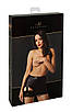 Юбка Noir Handmade F345 Powerwetlook skirt with garter - XL, фото 7