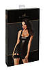 Платье Noir Handmade F344 Powerwetlook dress with garter - 3XL, фото 8