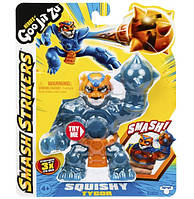 Ігрова фігурка Гуджитсу Тайгор Тигр GooJitZu Tygor Smash Strikers. Іграшка, яка розтягується, антистрес