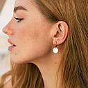 Золоті сережки Монетки с06754 Zipexpert ZIPEXPERT, фото 3