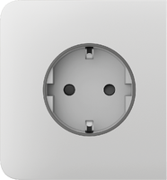 SideCover (basic) [type F] white Бічна панель для вбудованої розетки, фото 1