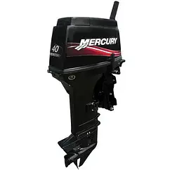 Човновий мотор Mercury 40 MH двотактний цифрове CDI запалювання карбюратор ручний запуск і управління