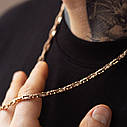 Чоловічий золотий ланцюжок ланцюгів Zipexpert ZIPEXPERT, фото 2