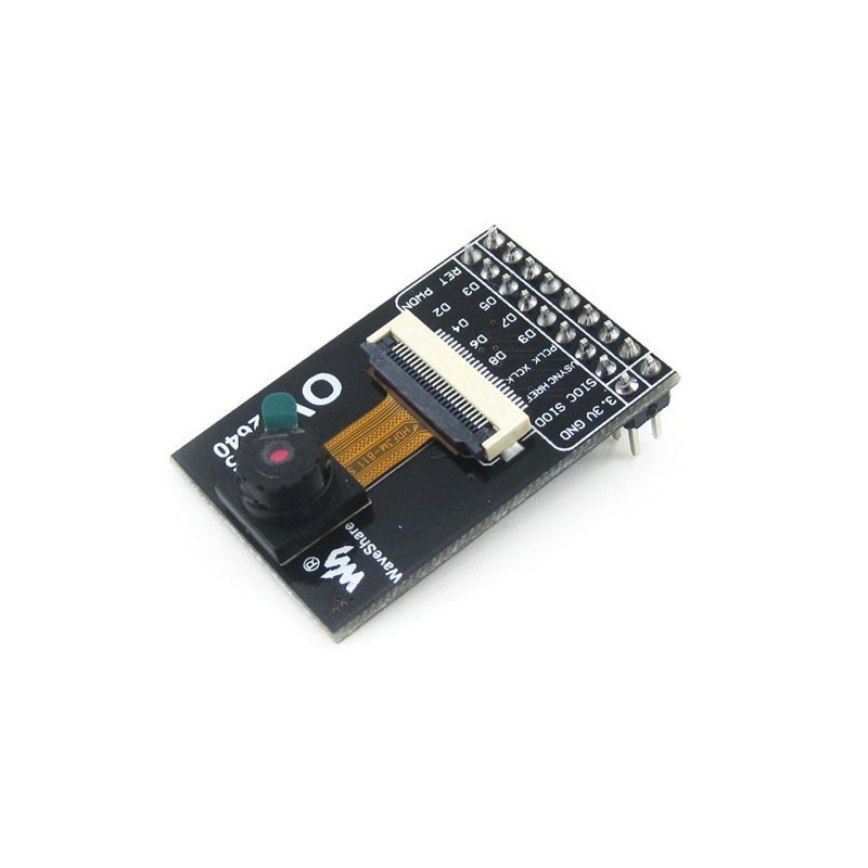 Модуль камери Waveshare OV2640, 2 МП, роздільна здатність 1622x1200, живлення 3.3 В, 15-60 кадрів/сек, формати YUV/RGB, фото 1
