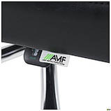 Крісло офісне для керівника Атлантіс / Atlantis з високою спинкою, механізм Anifix, шкірозамінник чорний, фото 10