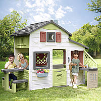 Будинок Smoby Life для друзiв з лiтньою кухнею, дверним дзвiнком та столиком (7600810207)