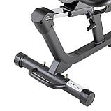 Велотренажер горизонтальний магнітний inSPORTline Greod чорний, фото 3