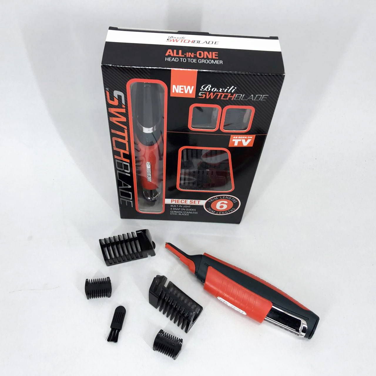 Тример Micro Touch Switchblade X-TRIM, бритва для носа та вух, Бюджетна машинка для стрижки бороди, фото 1