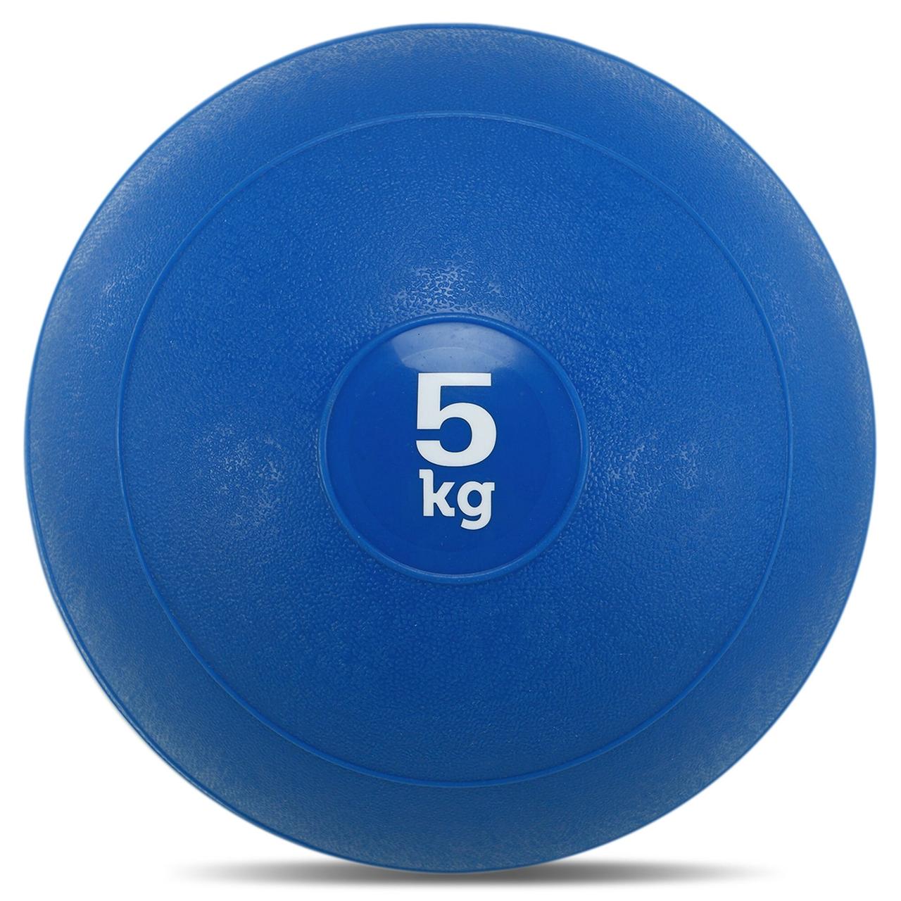 Слембол м'яч набивний для кросфіту та фітнесу Slam Ball Record (вага 5 кг) FI-5165-5