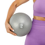 Слембол м'яч набивний для кросфіту і фітнесу Slam Ball Record (вага 9 кг) FI-5165-9, фото 3