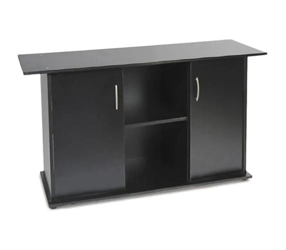 Тумба для акваріума Д*Ш ( 120*40) пряма з дверцятами чорна, фото 1