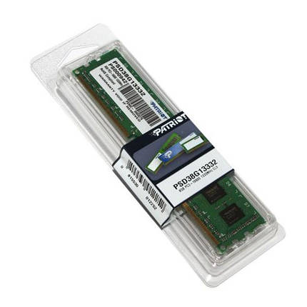 Пам'ять 8Gb DDR3, 1333 MHz (PC3-10600), Patriot, 9-9-9-28, 1.5 V, фото 2