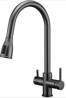 Змішувач для кухні Fabiano FKM 3122 Black Steel